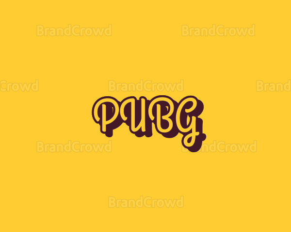 Funky Cursive Brand Logo