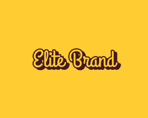 Branded - Funky Cursive Brand logo design