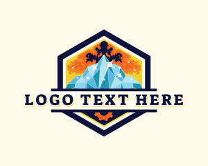 Ice - Iceberg Heating Cooling Hvac logo design