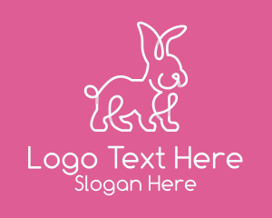 Simple Rabbit Bunny Logo
