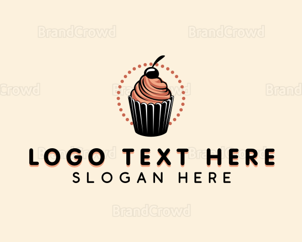 Cupcake Baking Logo