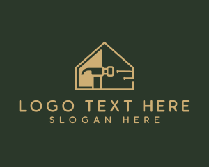 Nail - Hammer Nail Construction logo design