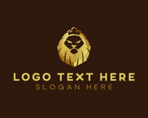 Lion - Lion King Crown Finance logo design
