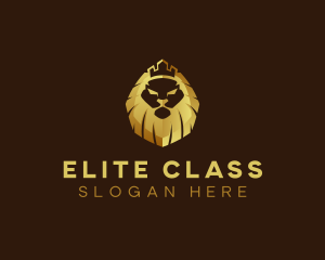 First Class - Lion King Crown Finance logo design