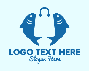 Homecooking - Fish Market Bag logo design