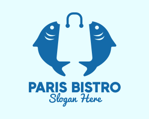 Fish Market Bag  logo design