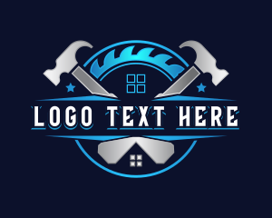 Tradesman - Industrial Hammer Saw logo design