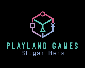 Games - Gaming Control Cube logo design
