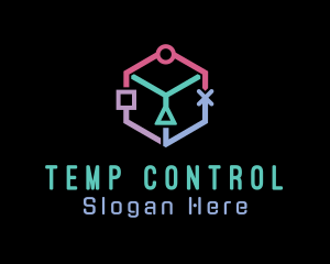 Gaming Control Cube logo design