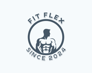 Fitness - Man Fitness CrossFit Gym logo design
