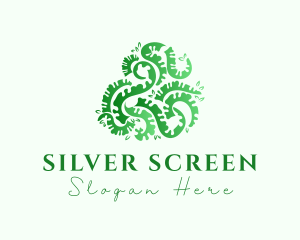 Green Garden Leaves Logo