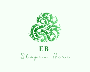 Herbal - Green Garden Leaves logo design