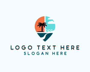 Location - Tourist Travel Destination logo design