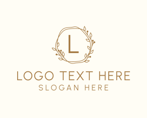 Autumn - Ornamental Wreath Flower logo design