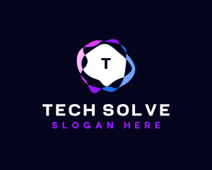 Digital Tech Wave logo design