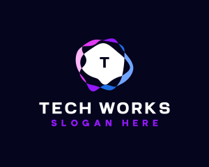 Digital Tech Wave logo design