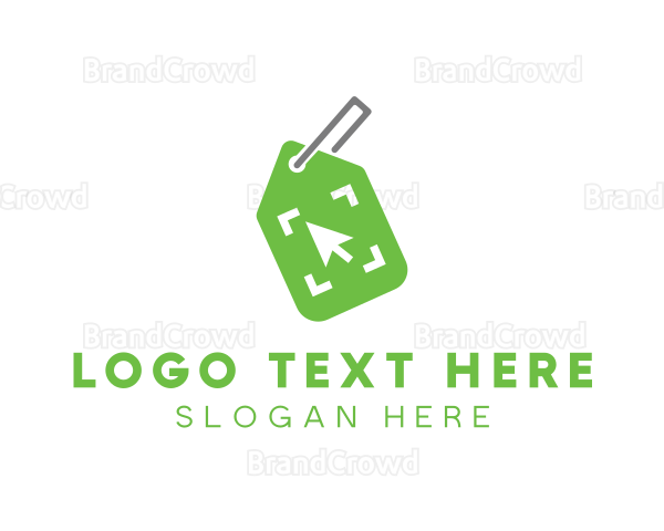 Online Shopping Tag Logo