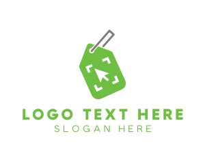 Online Shop - Online Shopping Tag logo design