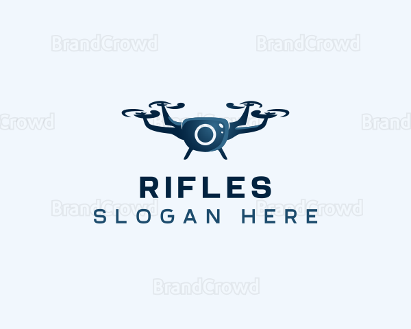 Drone Camera Lens Logo
