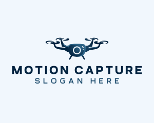 Footage - Drone Camera Lens logo design