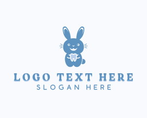 Bunny - Tooth Pediatric Dentistry logo design