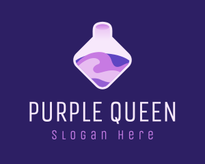 Purple Chemical Potion logo design