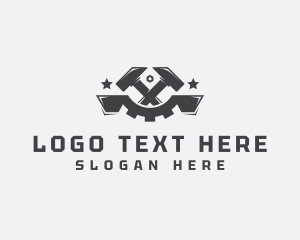 Industry - Hammer Gear Mechanic Tools logo design