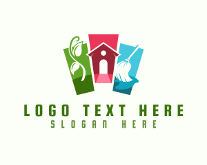 Equipment - House Sanitation Clean logo design
