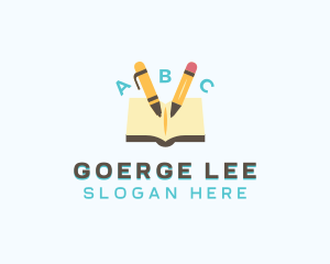 Alphabet Book Kindergarten Logo