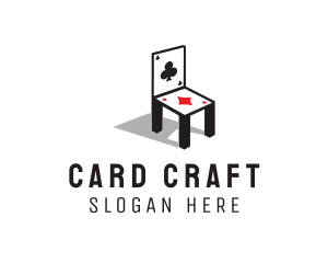 Card - Playing Card Chair logo design