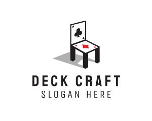 Playing Card Chair logo design