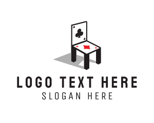 Playing Card Chair Logo