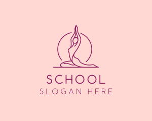 Yogi - Yoga Woman Fitness logo design