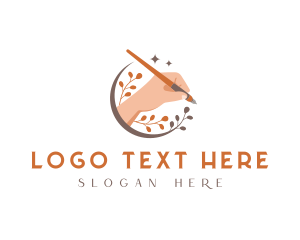 Literature - Hand Calligraphy Pen logo design