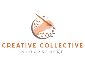 Hand Calligraphy Pen logo design