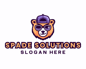 Bear Cap Sunglasses Logo