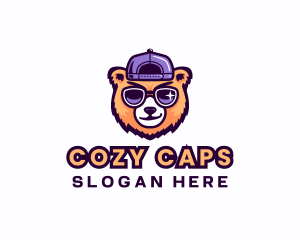 Bear Cap Sunglasses logo design