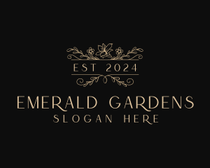 Floral Garden Boutique logo design