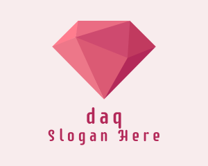 3D Pink Diamond Jewelry  Logo