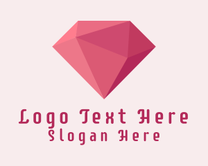 3D Pink Diamond Jewelry  Logo