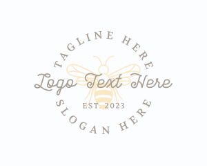 Insect - Natural Bee Business logo design