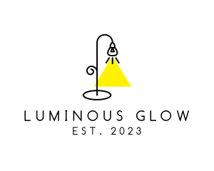 Illumination - Simple Retro Street Light logo design