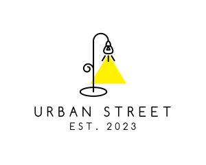 Street - Simple Retro Street Light logo design