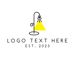 Backyard - Simple Retro Street Light logo design