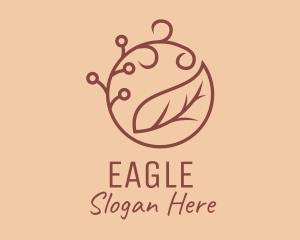 Brown - Brown Organic Leaf logo design