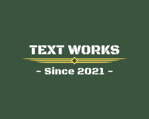Text - Army Aviation Text logo design