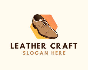 Leather - Formal Leather Shoe logo design