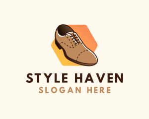Shoe - Formal Leather Shoe logo design
