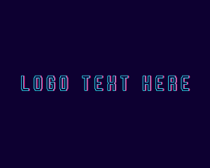 Glitch - Pixelated Glitch Wordmark logo design