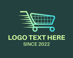 Commerce - Fast Ecommerce Cart logo design
